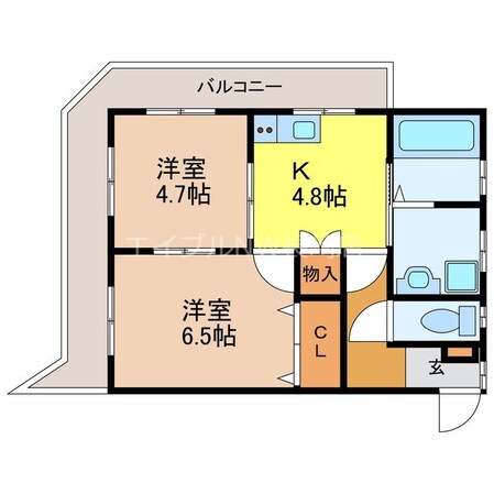 Angeliqueの物件間取画像